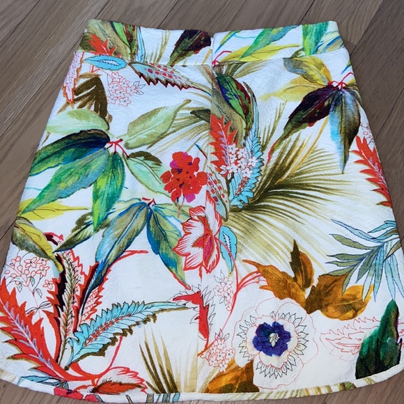 Anthropologie Weston Floral Mini Skirt - Picture 4 of 7